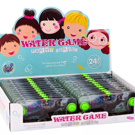 Vandens arkadinis žaidimas Dinozauras Tyrannosaurus Konsolės bloknotas Žalias