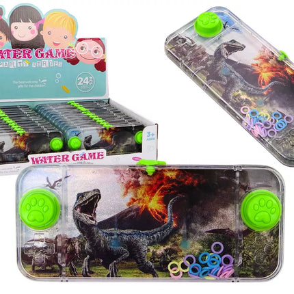 Vandens arkadinis žaidimas Dinozauras Carnotaurus Konsolės pultelis Žalias