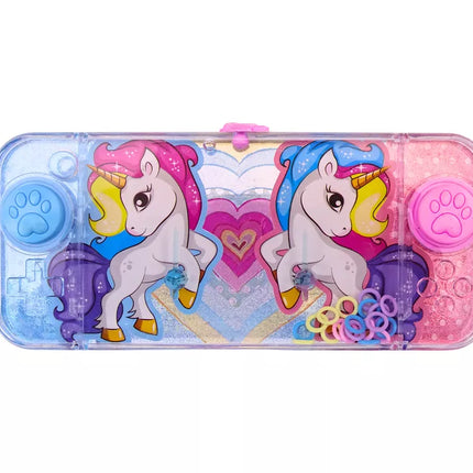 Vandens žaidimų arkadinis žaidimų automatas rožinis vienaragis Pad ratai