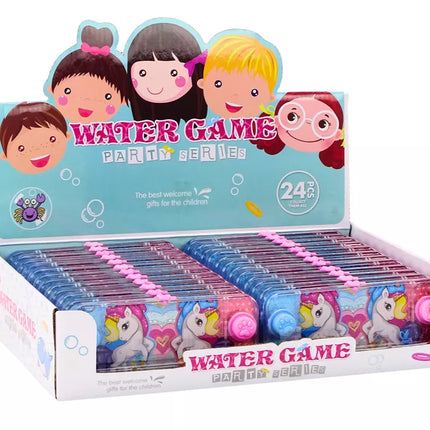 Vandens žaidimų arkadinis žaidimų automatas rožinis vienaragis Pad ratai