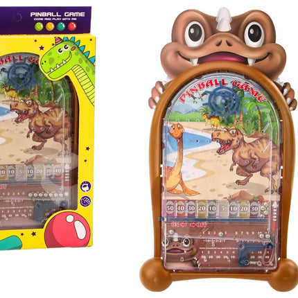 Žaidimų automatas Pinball Dinosaurs rudas stovas