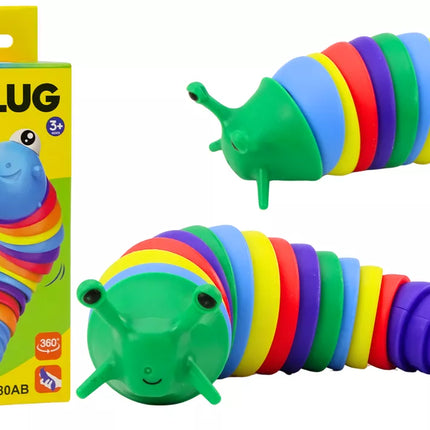 Lankstus sraigės vikšrinis kirminas, sensorinis antistresinis, spalvingas