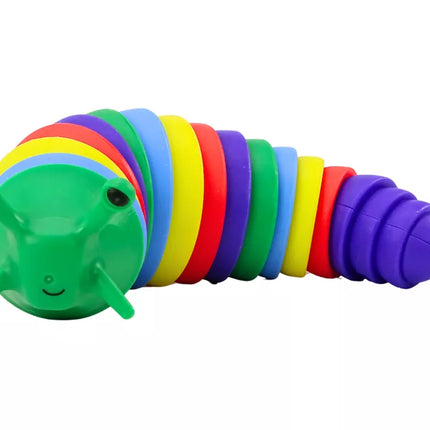 Lankstus sraigės vikšrinis kirminas, sensorinis antistresinis, spalvingas