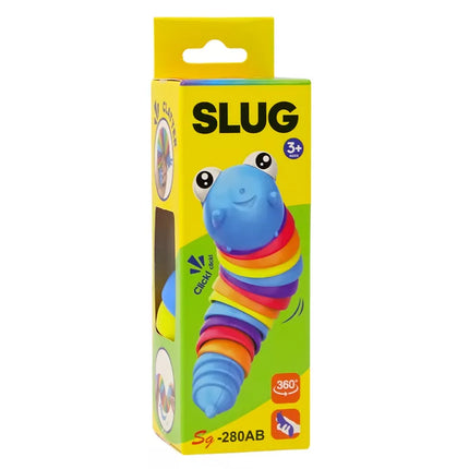 Lankstus sraigės vikšrinis kirminas, sensorinis antistresinis, spalvingas