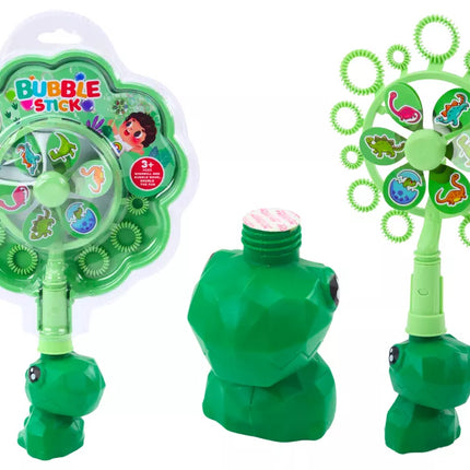 Muilo Burbuliukų Vėjo Malūnėlis Dinosaurų Padėklas Žalias