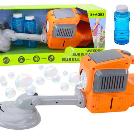 Muilo burbulų mašina vejapjovė žoliapjovė du skysčiai oranžinė