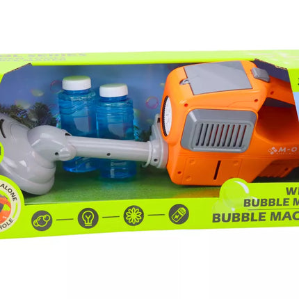Muilo burbulų mašina vejapjovė žoliapjovė du skysčiai oranžinė