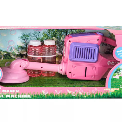 Muilo burbulų mašina vejapjovė Trimeris Du skysčiai Rožinė