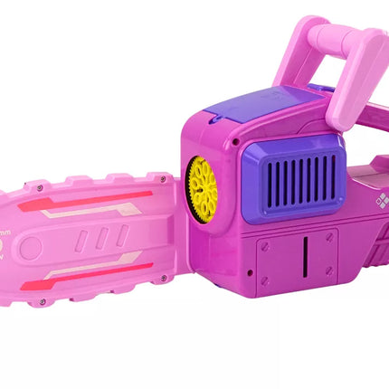 Muilo burbulų mašina grandininis pjūklas rožinis