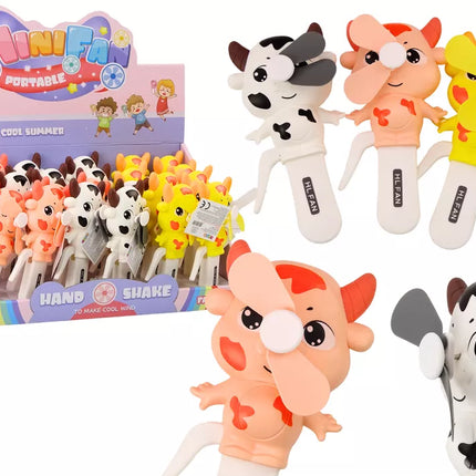 Rankinis vėjo malūnėlis vaikams, 3 spalvos