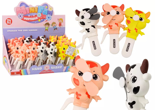 Rankinis vėjo malūnėlis vaikams, 3 spalvos