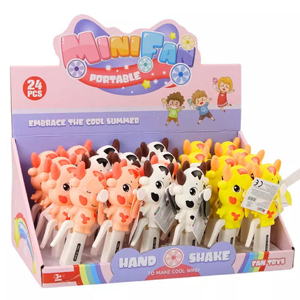 Rankinis vėjo malūnėlis vaikams, 3 spalvos