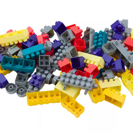 Daugiafunkcinis stalas 4in1 Kaladėlės Žvejyba Piešimas Mėlynas