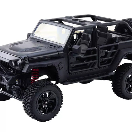 Nuotoliniu būdu valdoma bekelės transporto priemonė RC 2.4G 4x4, juoda