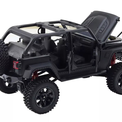 Nuotoliniu būdu valdoma bekelės transporto priemonė RC 2.4G 4x4, juoda