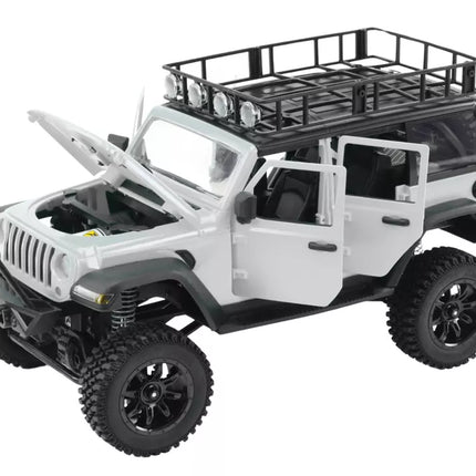 Nuotoliniu būdu valdoma RC 2.4G visureigė transporto priemonė 4x4, pilka