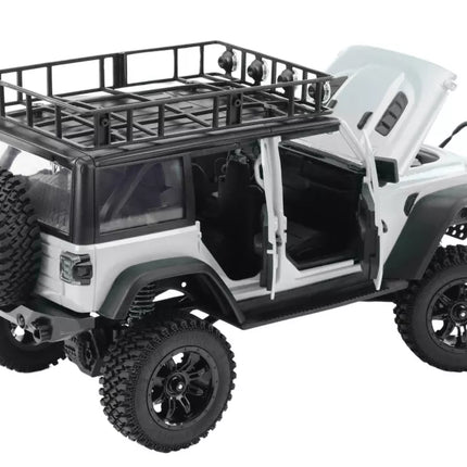 Nuotoliniu būdu valdoma RC 2.4G visureigė transporto priemonė 4x4, pilka