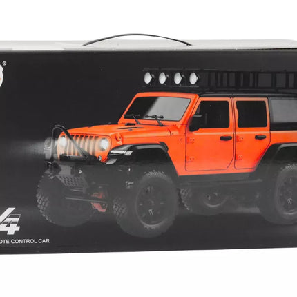 Nuotoliniu būdu valdoma RC 2.4G visureigė transporto priemonė 4x4, pilka