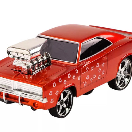 Nuotoliniu būdu valdomas automobilis 1:18 Drift 360 Šviesos Garsai Raudonas