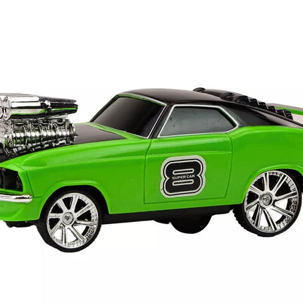 Nuotoliniu būdu valdomas automobilis 1:18 Drift 360 Šviesos Garsai Žalias