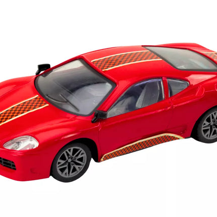 Nuotoliniu būdu valdomas sportinis automobilis 1:16 R/C raudonas