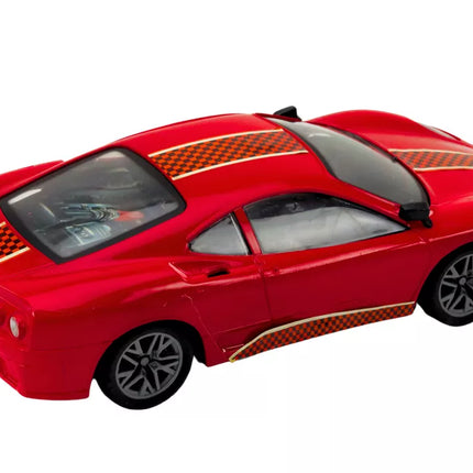 Nuotoliniu būdu valdomas sportinis automobilis 1:16 R/C raudonas