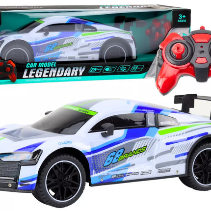 RC Sportinis Automobilis 1:10 25km/h, Baltos Šviesos