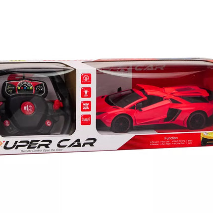 RC Sportinis Automobilis 1:12 Atidaromos Durys Raudonas