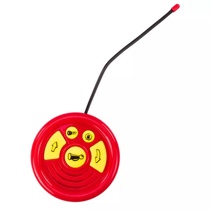 Animacinis automobilis su nuotoliniu valdymu, šviesomis ir garsais, raudonas