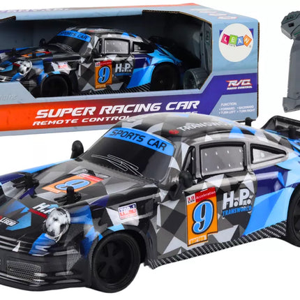 RC Nuotoliniu būdu valdomas automobilis 1:18 Guminiai ratai Driftingas Mėlynas