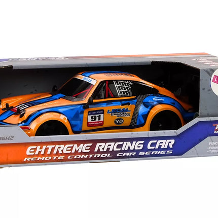 RC Nuotoliniu būdu valdomas automobilis 1:16 Guminiai ratai Drift Oranžinis