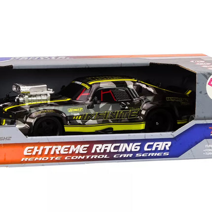 RC Nuotoliniu būdu valdomas automobilis 1:16 Guminiai ratai Drift Black