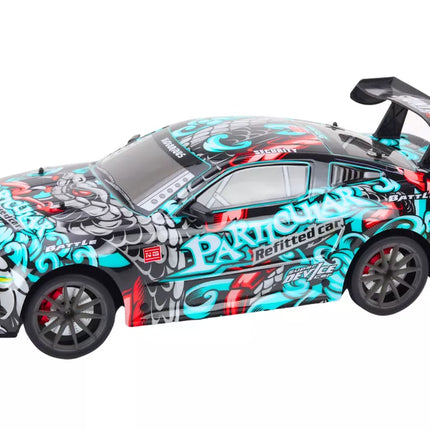 Didysis nuotoliniu valdomas RC sportinis automobilis 1:8 Šviesos garsai Grafičiai