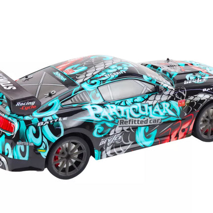 Didysis nuotoliniu valdomas RC sportinis automobilis 1:8 Šviesos garsai Grafičiai