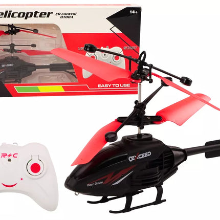 Nuotoliniu būdu valdomas RC sraigtasparnis Giroskopas Raudonas