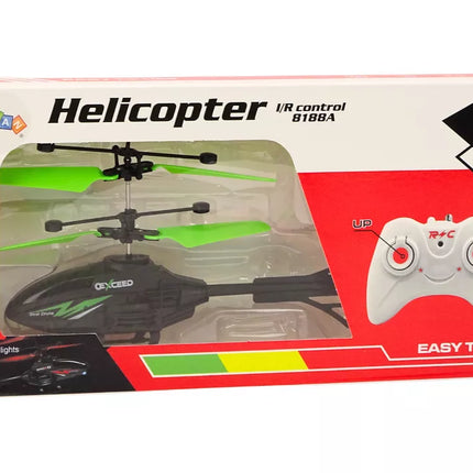 Nuotoliniu būdu valdomas RC sraigtasparnis giroskopas žalias