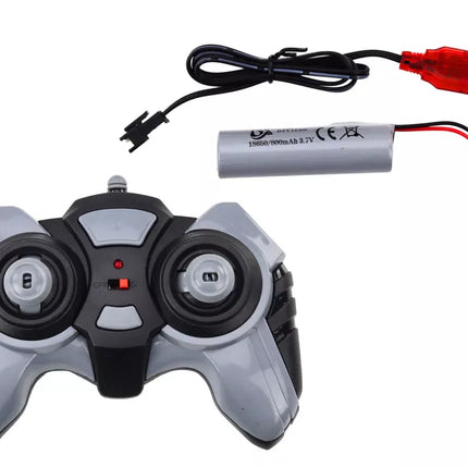 Nuotoliniu būdu valdomas RC traktorius 2.4G, baltas, su garsais