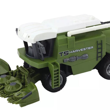 RC žemės ūkio kombainas nuotoliniu būdu valdoma žemės ūkio mašina žalia