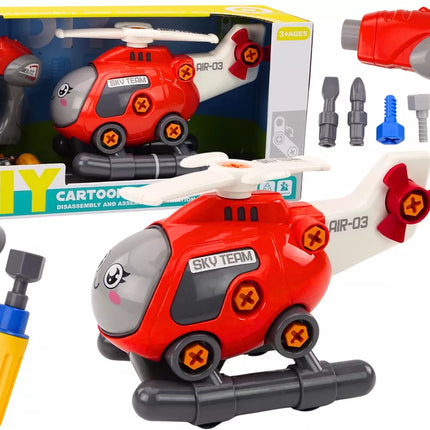 Pasidaryk pats: animacinio sraigtasparnio dažymas raudonai