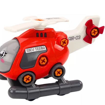 Pasidaryk pats: animacinio sraigtasparnio dažymas raudonai