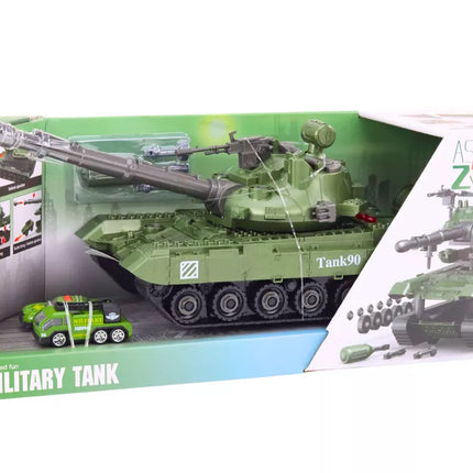 Tankas Karinis Transporto Priemonė „Pasidaryk pats“ Išardymo Garsai Pakabos Rinkinys