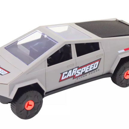 Modernaus automobilio su keturračiu rinkinys išardymui „pasidaryk pats“, pilkas