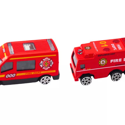 Lora autovežių lenktynių trasa 2in1 Šviesos Garsai Ženklai Automobiliai Raudona