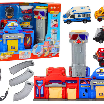 Gaisrinės tarnybos bazė Policijos komandos punktas Transporto priemonės 6 vnt.