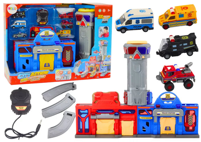 Gaisrinės tarnybos bazė Policijos komandos punktas Transporto priemonės 6 vnt.