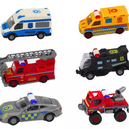 Gaisrinės tarnybos bazė Policijos komandos punktas Transporto priemonės 6 vnt.