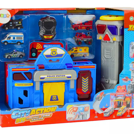 Gaisrinės tarnybos bazė Policijos komandos punktas Transporto priemonės 6 vnt.