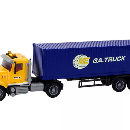 Sunkvežimio Priekabos Žibintai Garsai Važiavimas Geltona