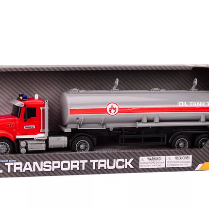 Sunkvežimis Sunkvežimis Cisterna Šviesos Garsai Važiuoja Raudonas