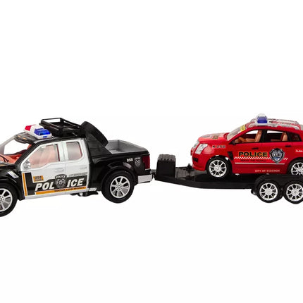 Policijos rinkinys automobilio paėmimas bekelės vilkikas priekaba policija